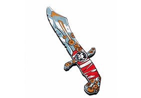 Liontouch Pretend-Play Foam Red Stripe Pirate Knife – Hotaling